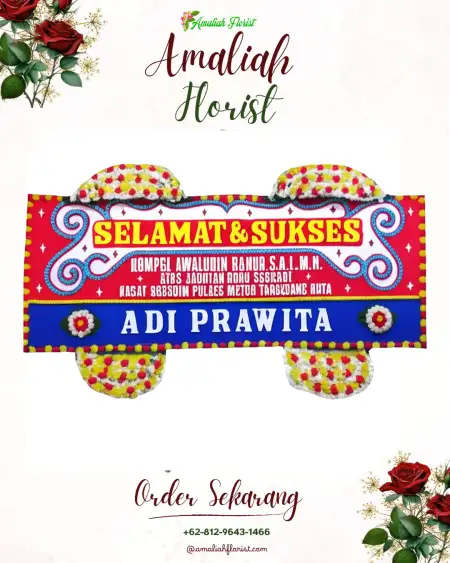 Papan Bunga Ucapan Selamat Cikandang