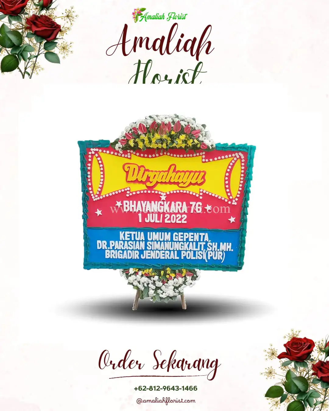 Papan Bunga HUT Ulang Tahun Cikandang